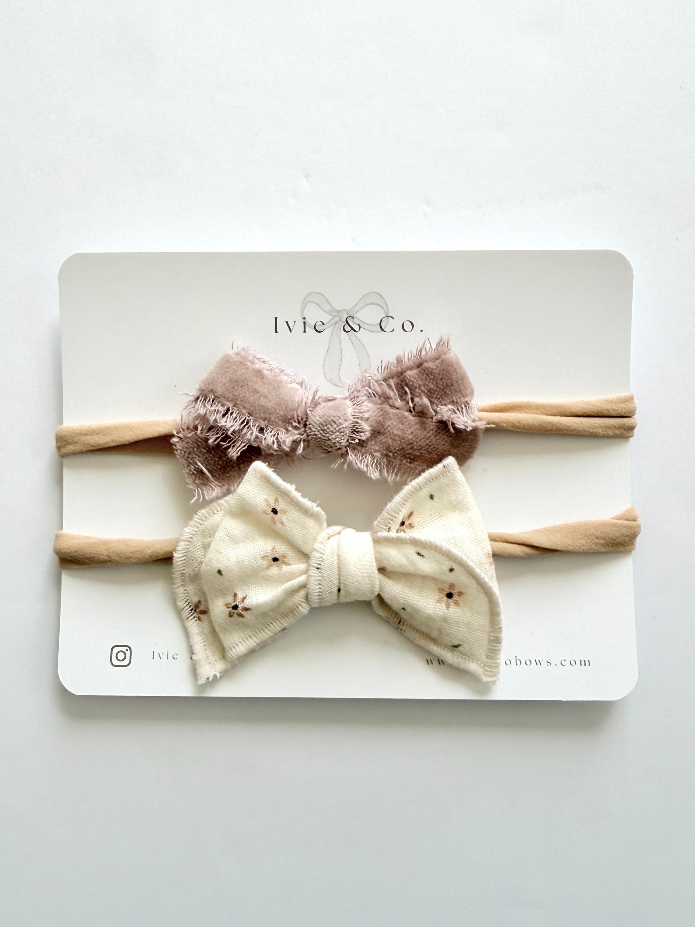 Newborn headband set