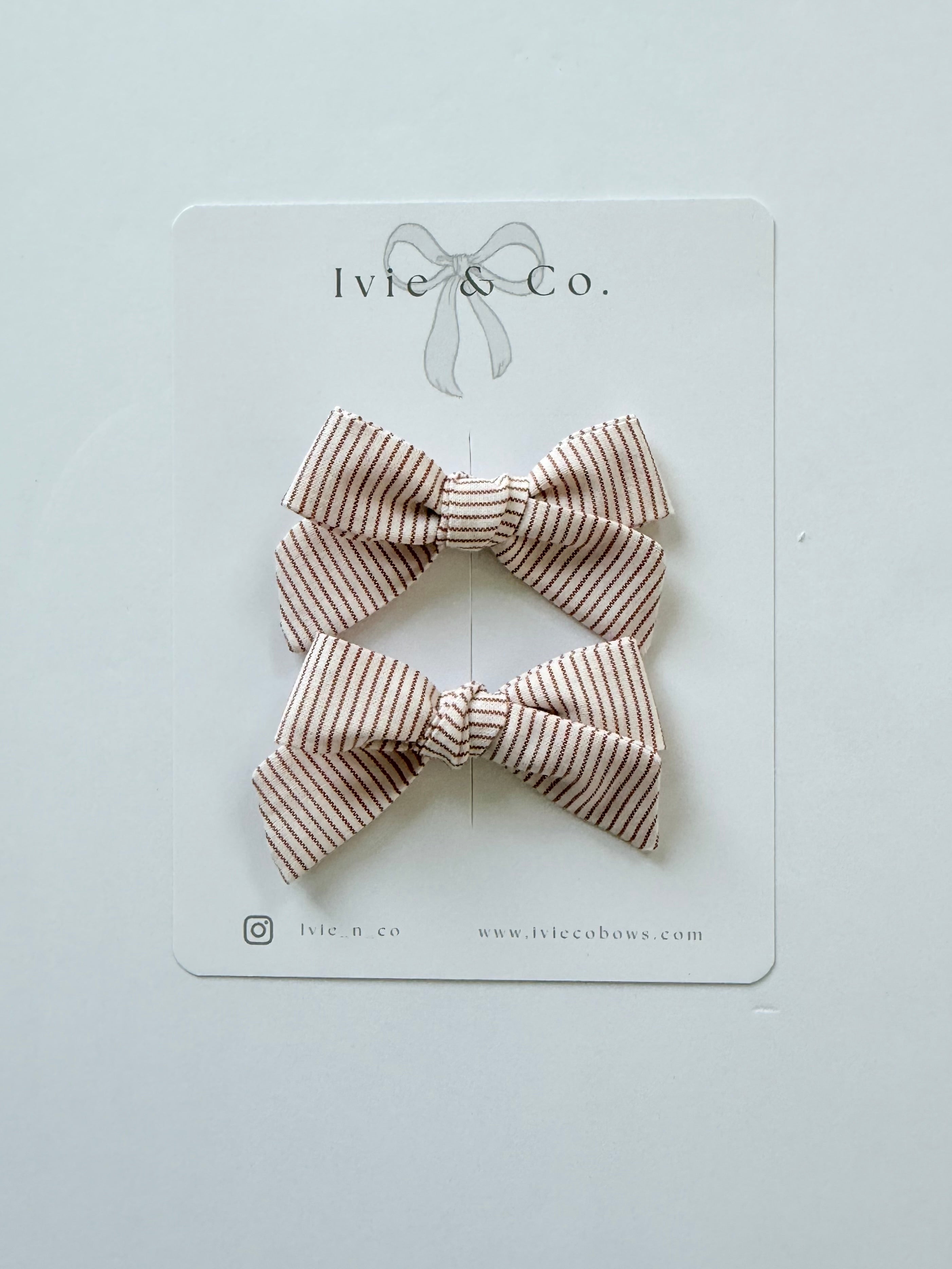 Small Poppy Bow Set