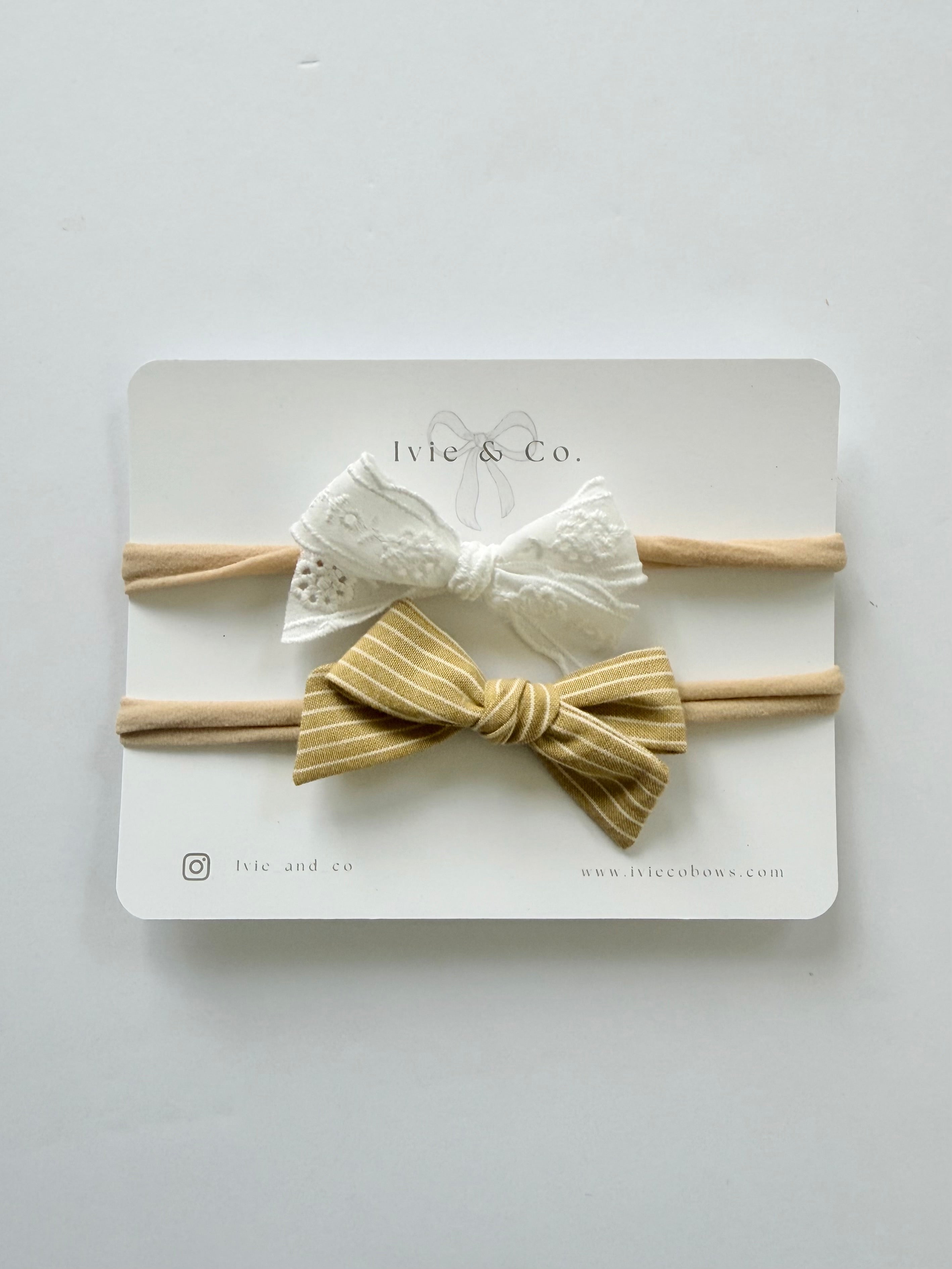 Newborn headband set