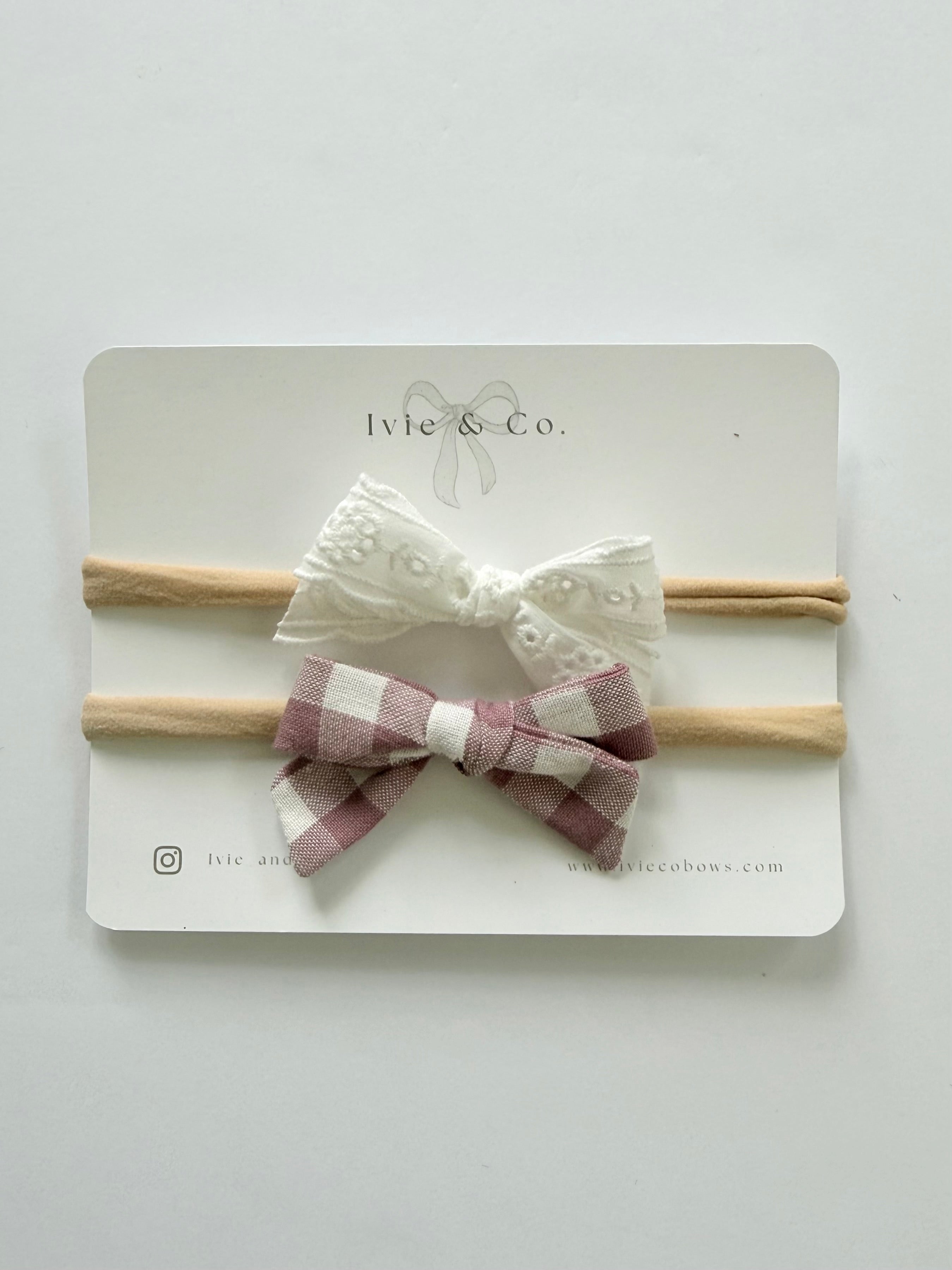 Newborn headband set