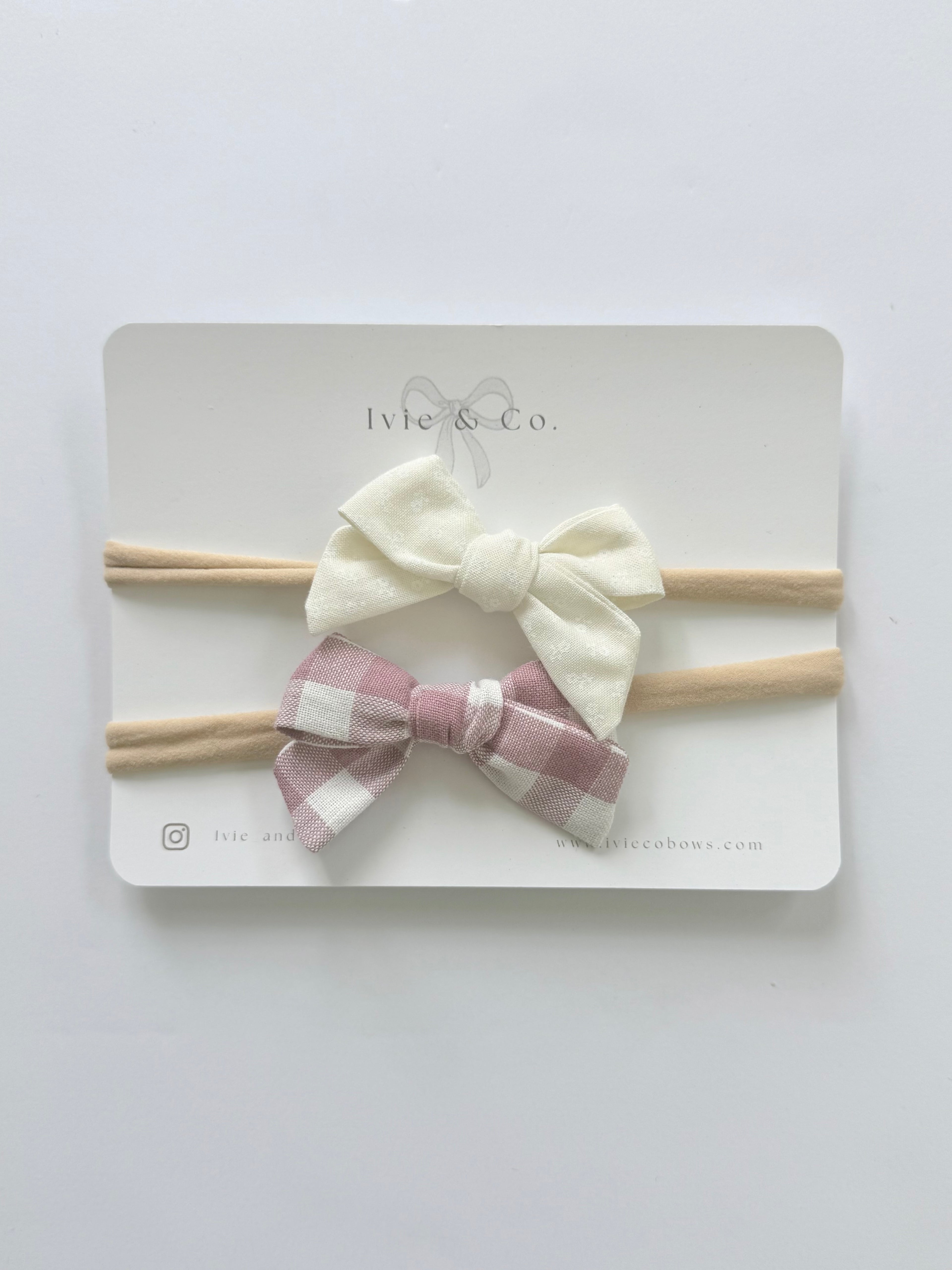 Newborn headband set