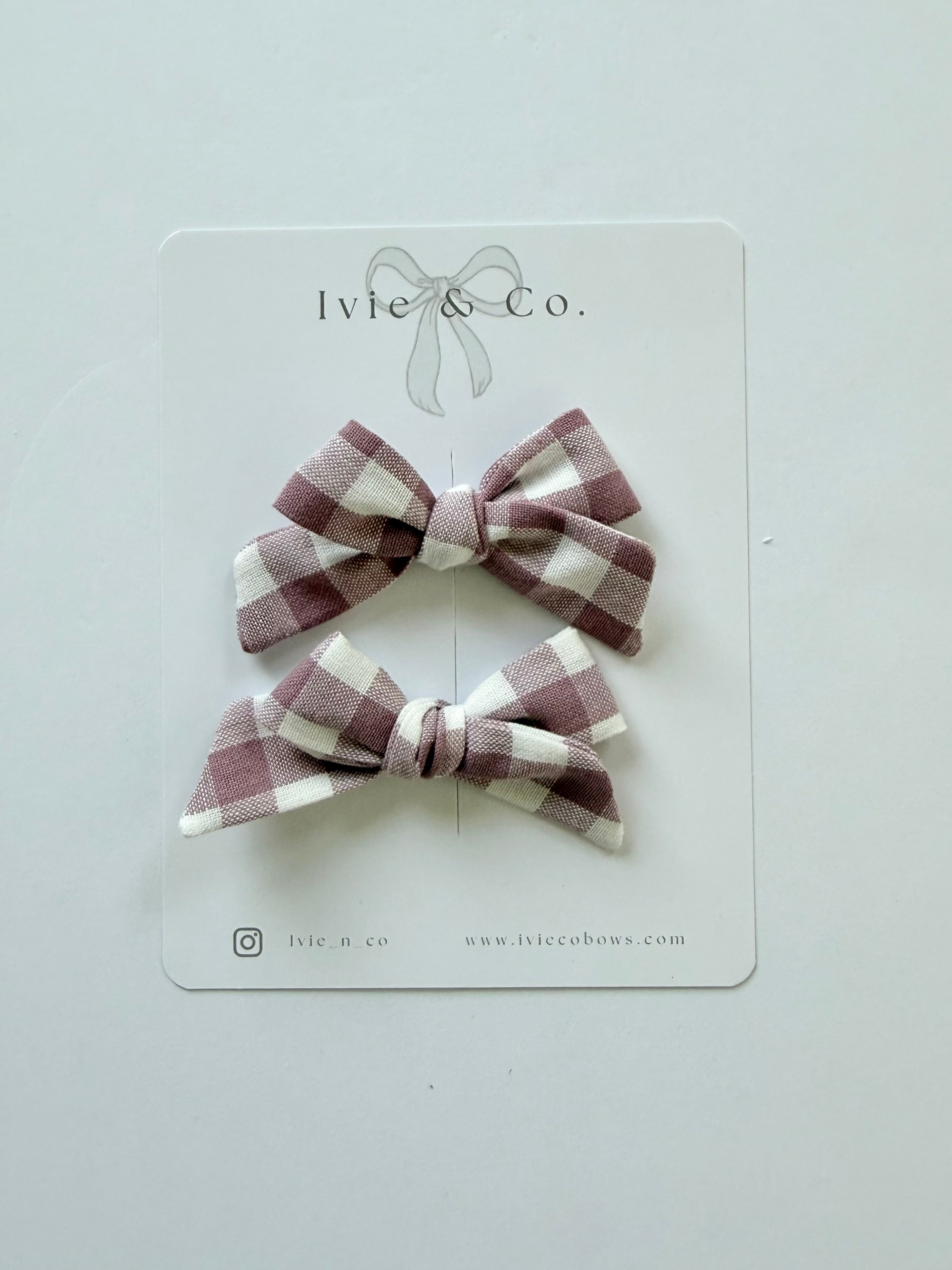 Small Tilly Bow Set