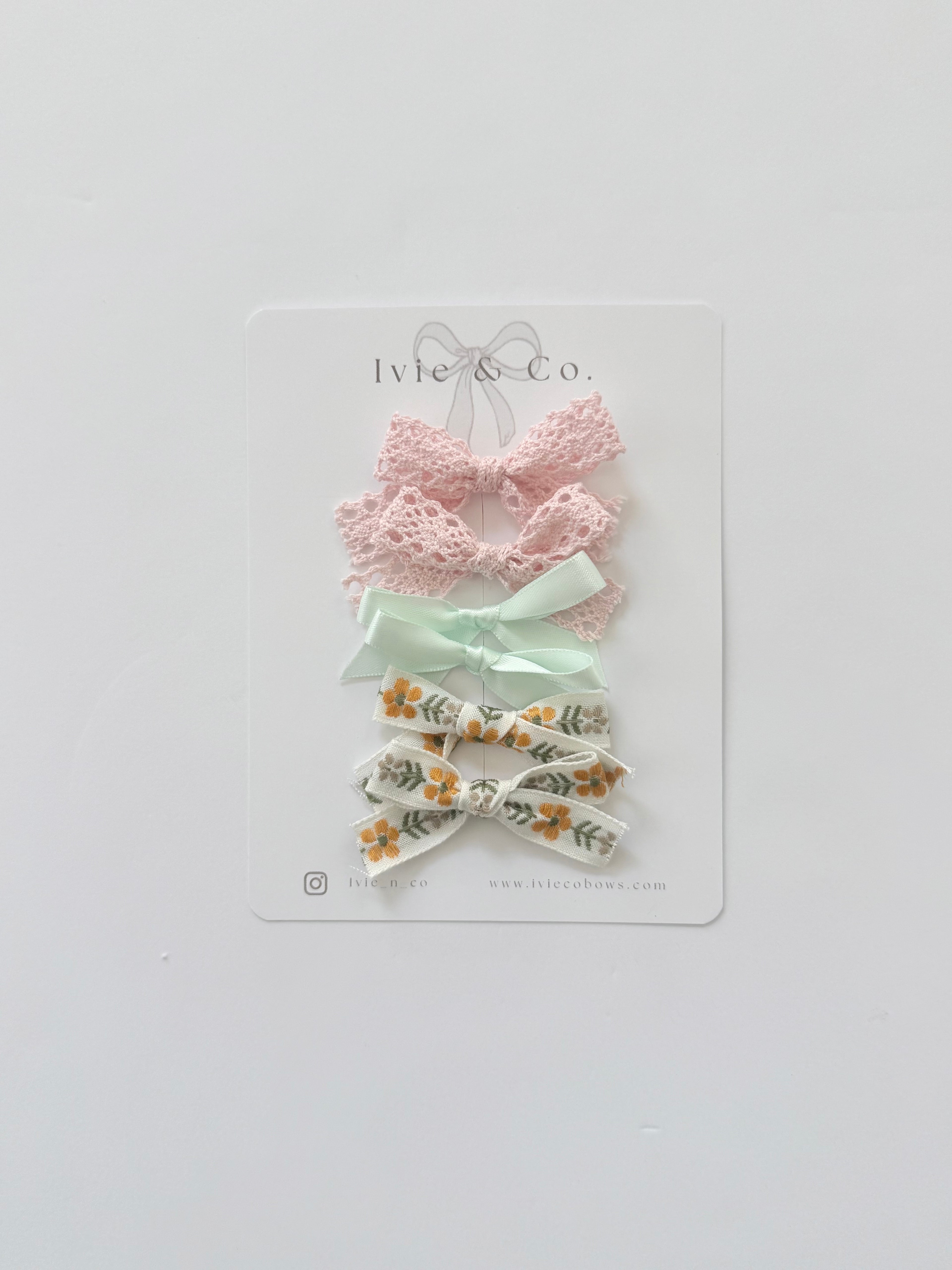 Itsy Bitsy Spring Pigtail Pack