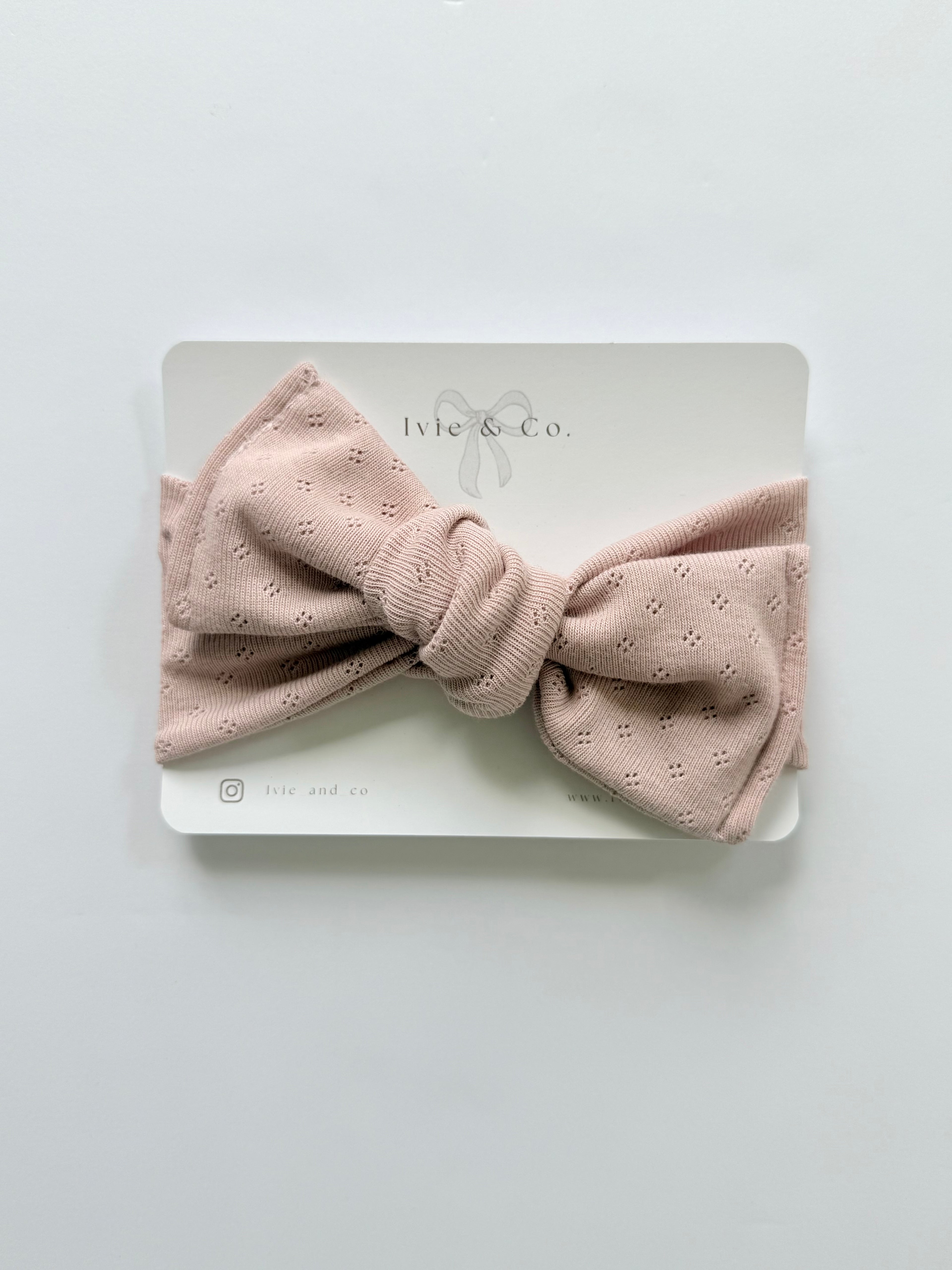 Newborn Blush headwrap