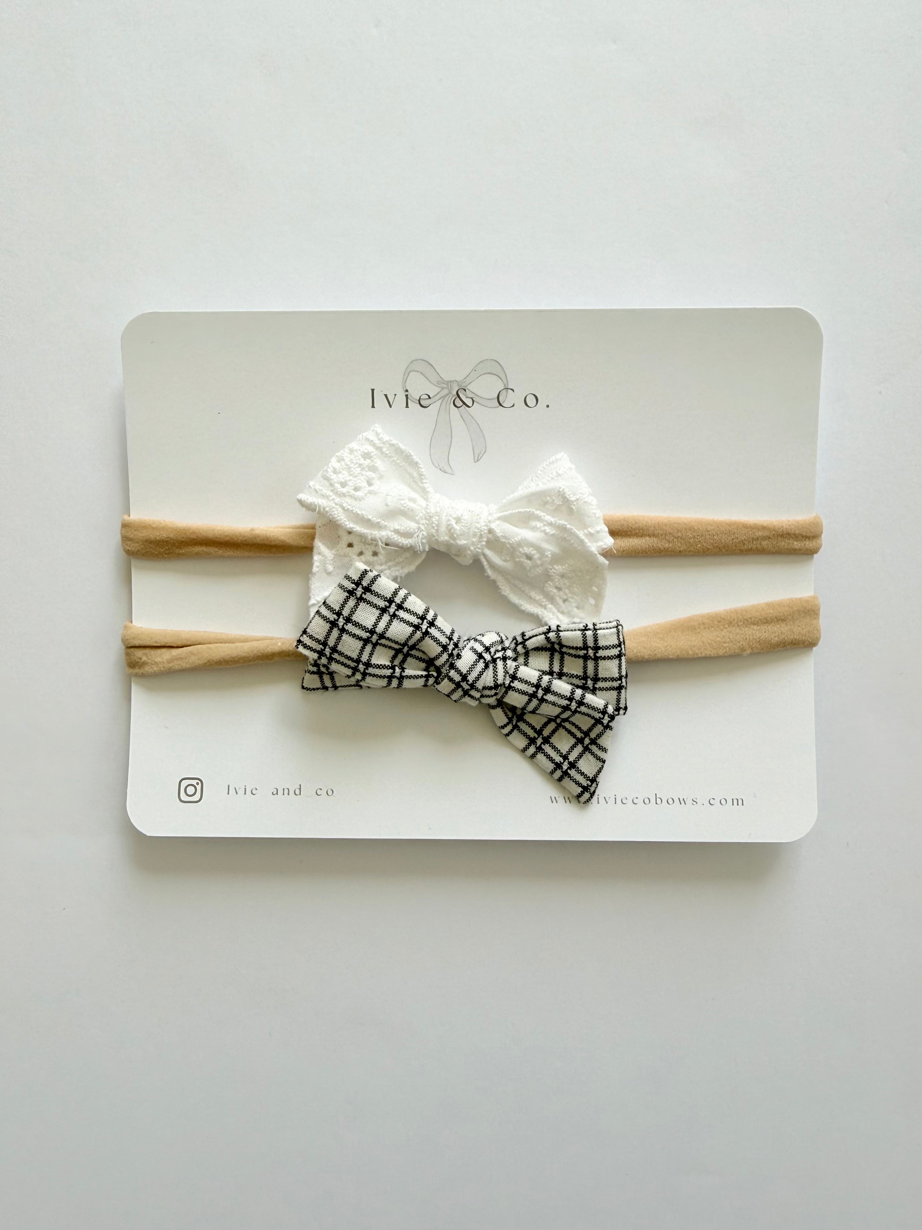 Newborn headband set