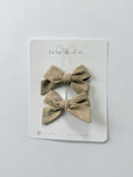 Small Elise Bow Set