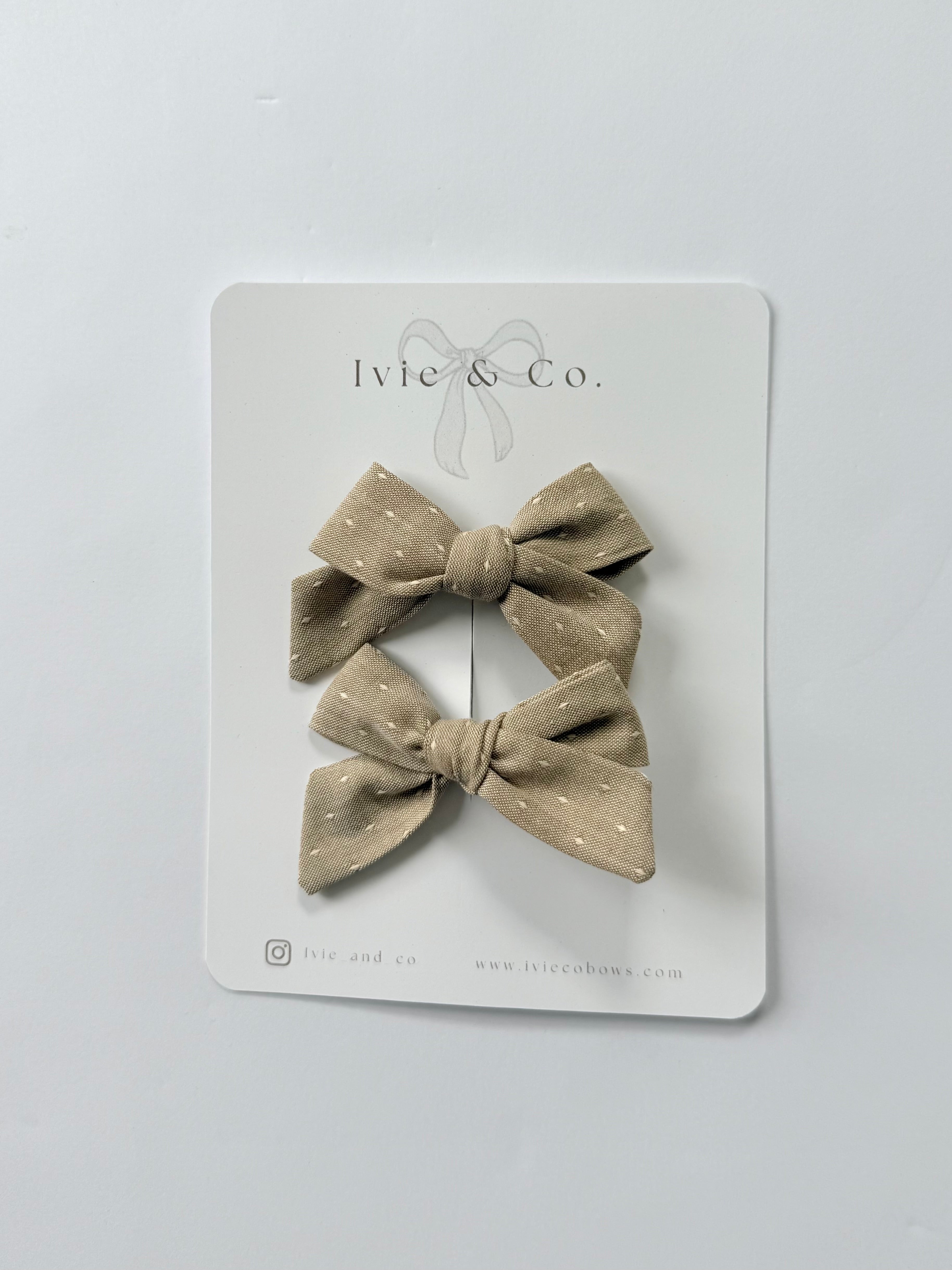 Small Elise Bow Set