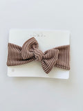 Newborn Fall Headwrap - Mauve Ribbed