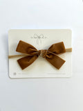Medium Fall Bow - Rusted Velvet